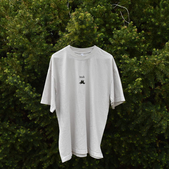 Light Cement Color T-Shirt with Design